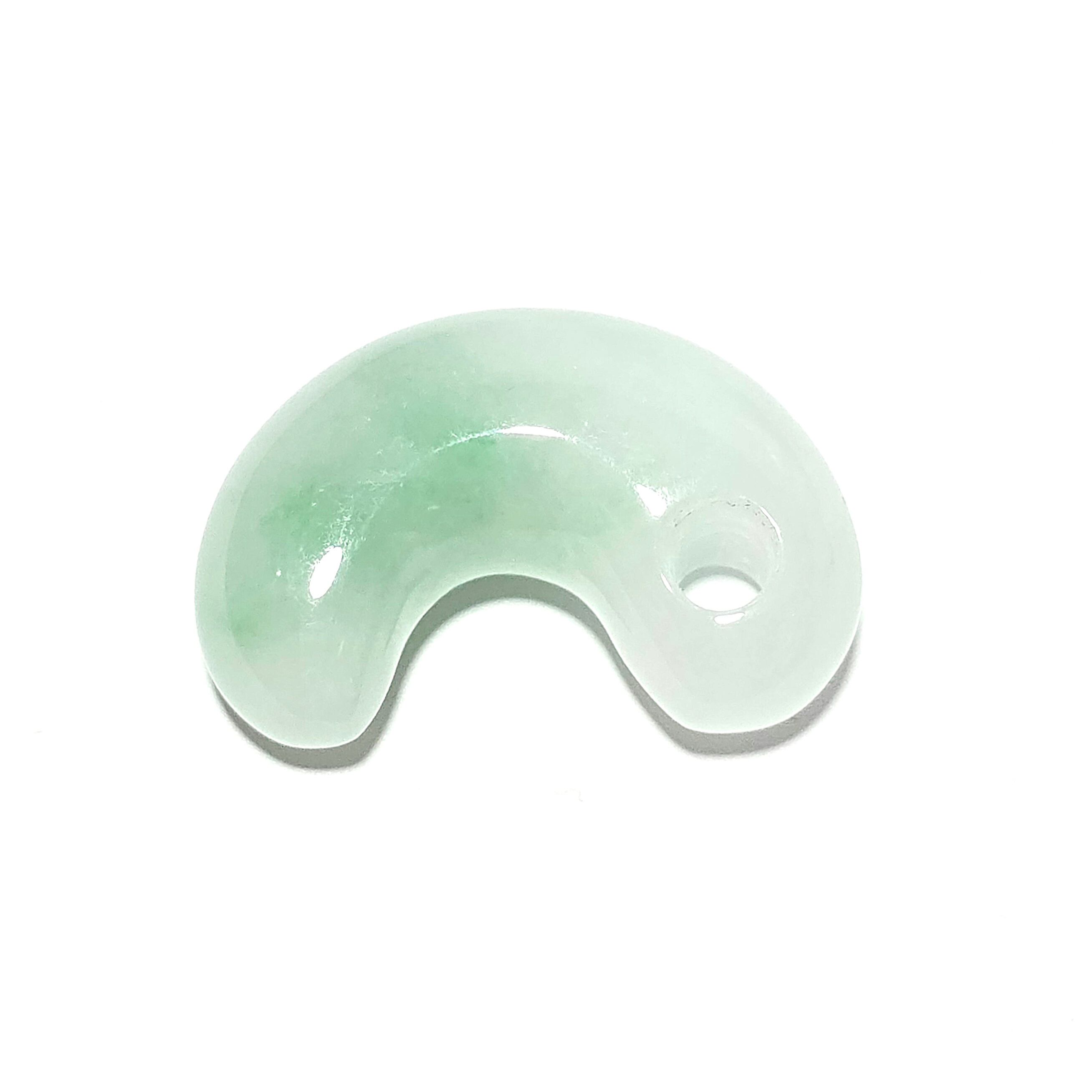 緑色 アイスジェイト:勾玉:糸魚川翡翠 BMT0576 | 糸魚川翡翠工芸家