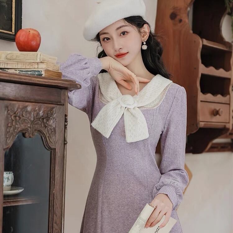 【dress】ニットワンピース M26896