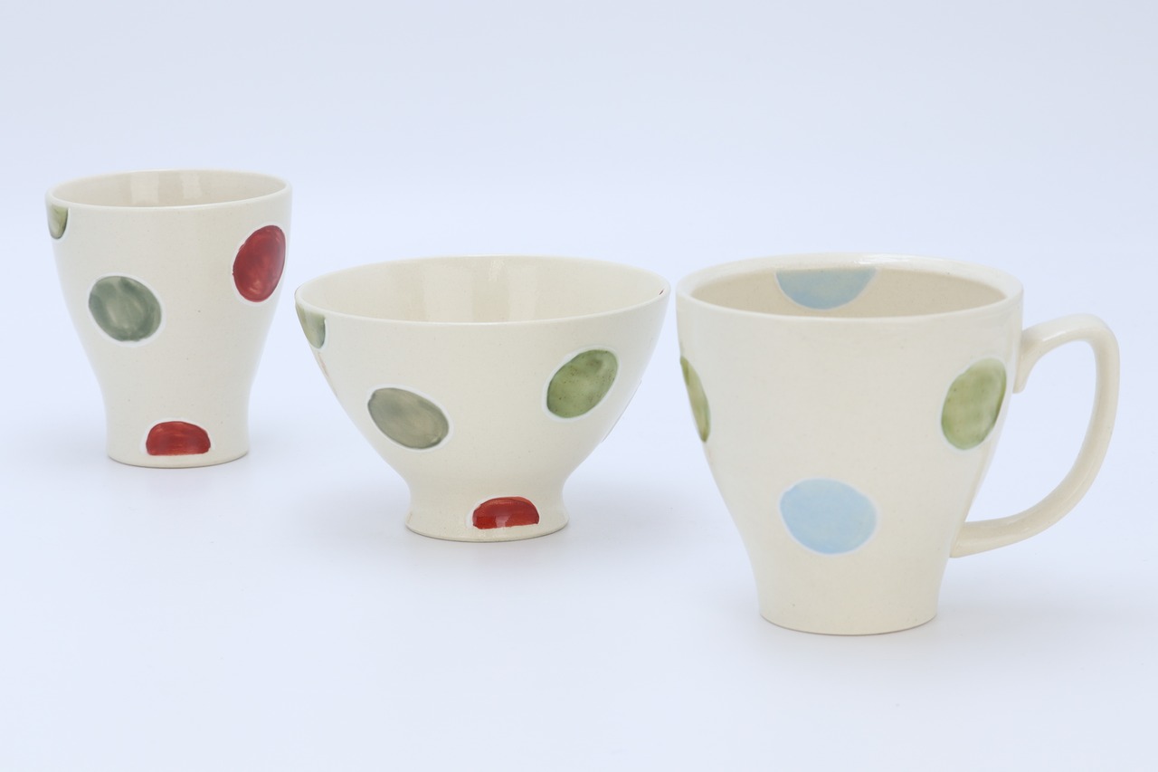 しゃぼん玉㍛セット マグカップお茶碗お湯呑  限定品 波佐見焼