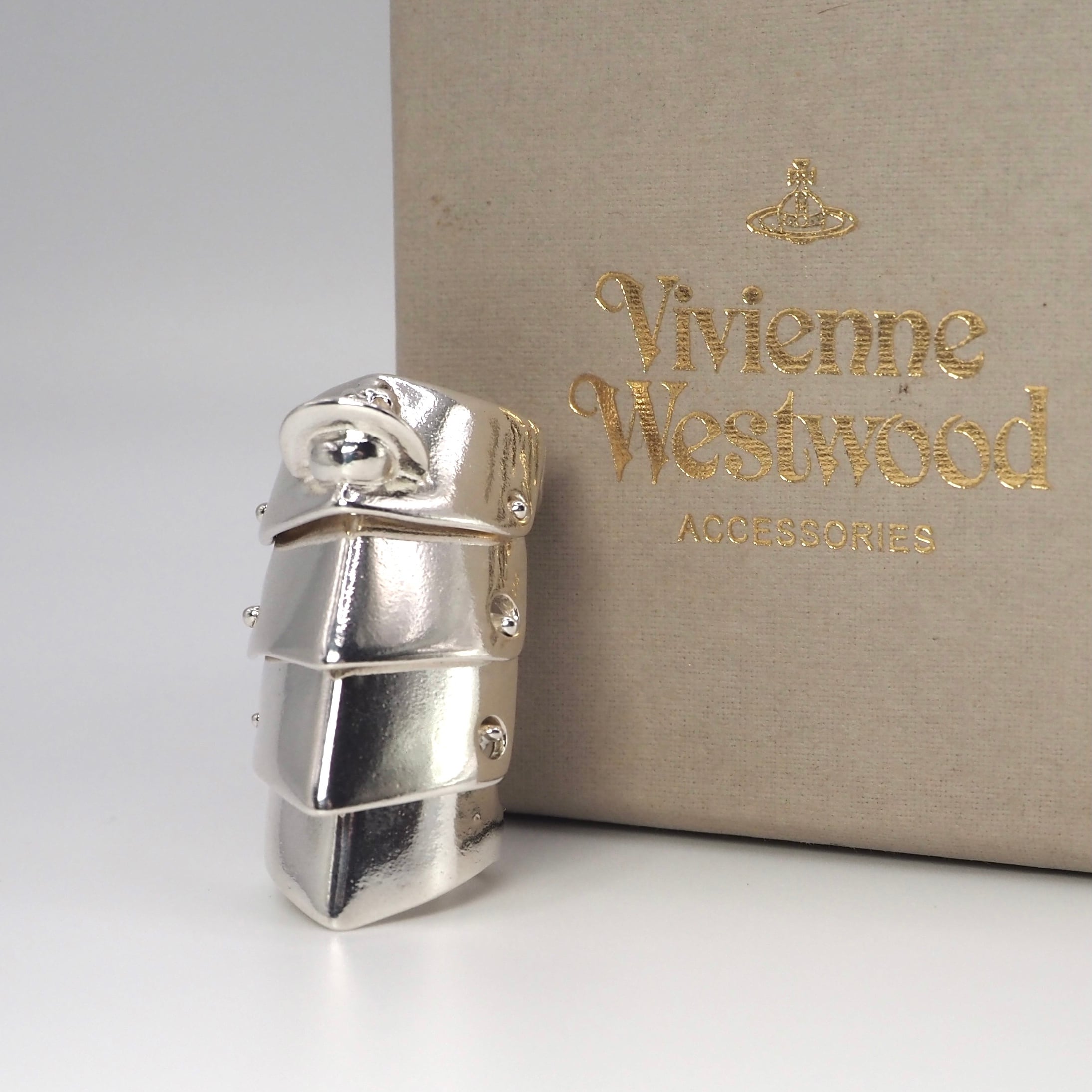 Vivienne Westwood 約9号 アーマーリング シルバー925 ヴィヴィアンウェストウッド 付属品付き