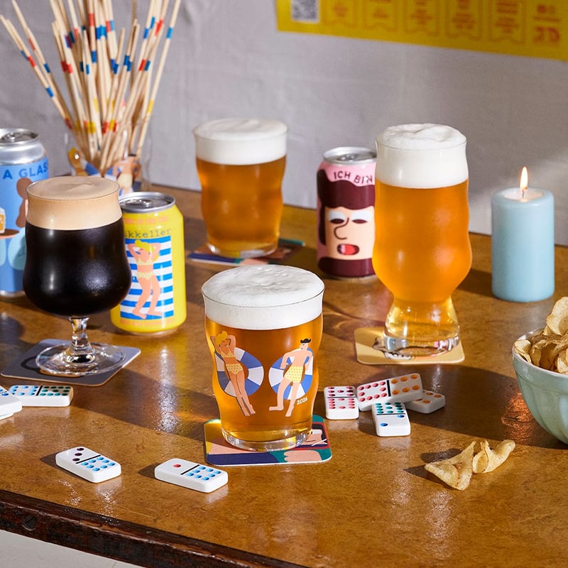 2026 PINT BEER GLASS 400ml 1pc［HOLMEGAARD×Mikkeller］ | REAL