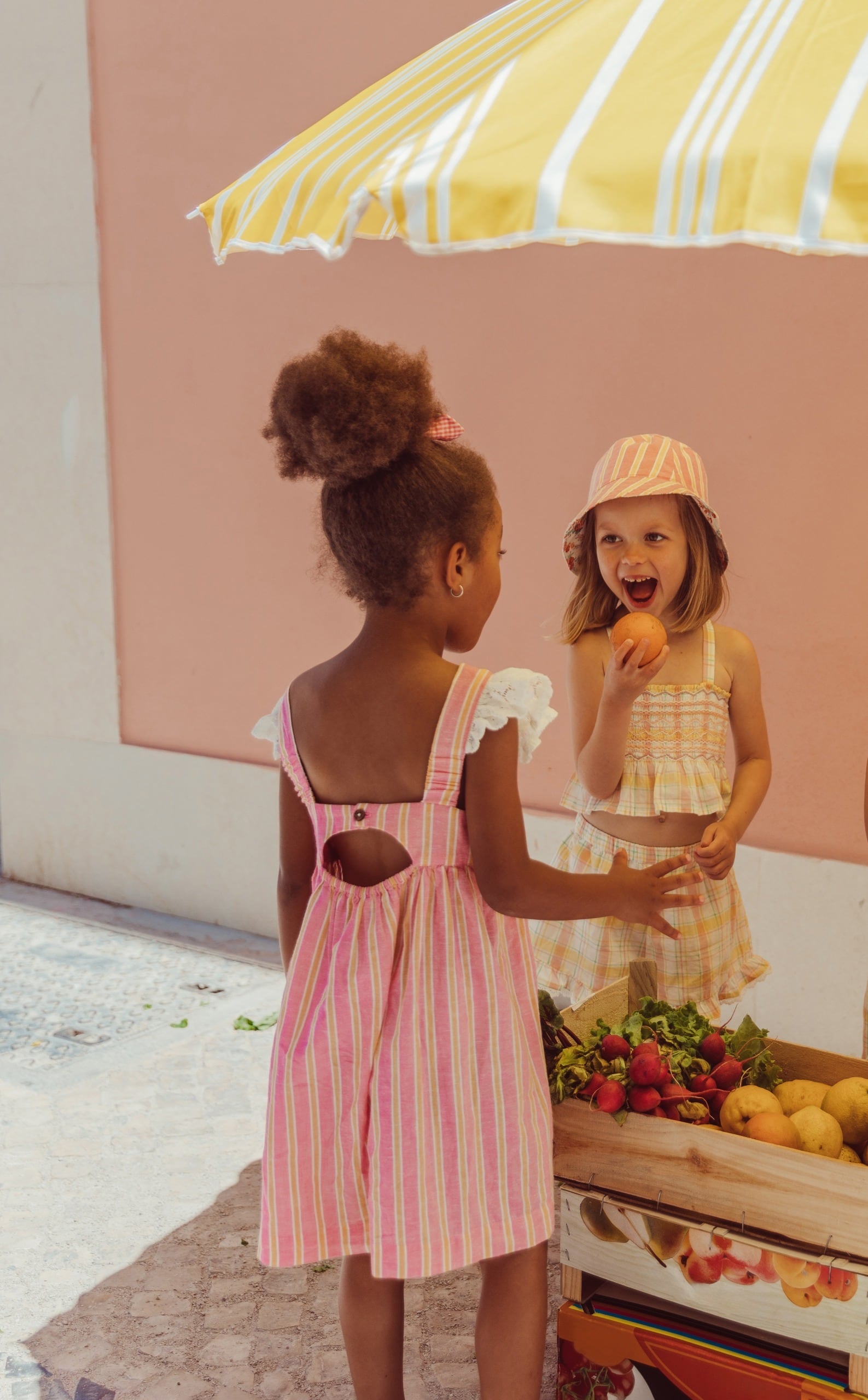 Louise Misha / Florentina Camisole - Yellow Positano Checks