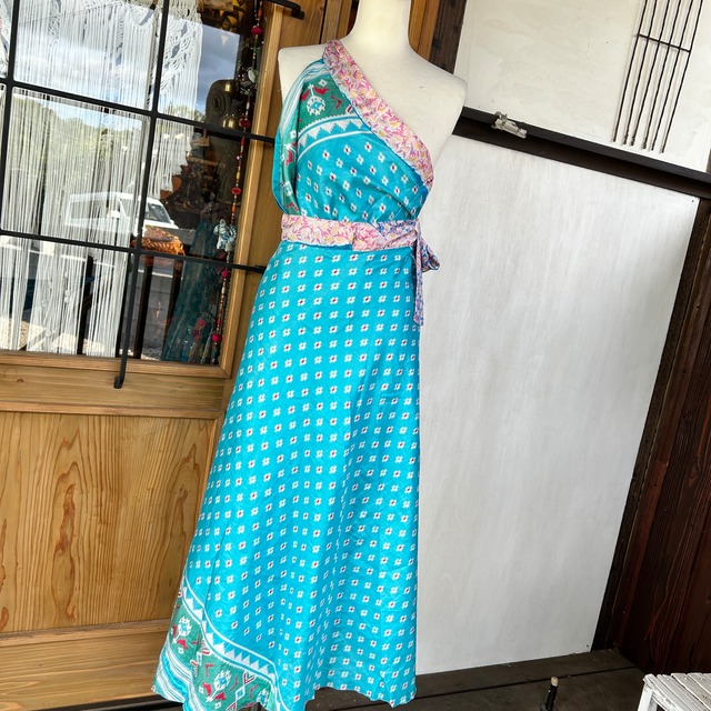 シルク巻きスカート0270