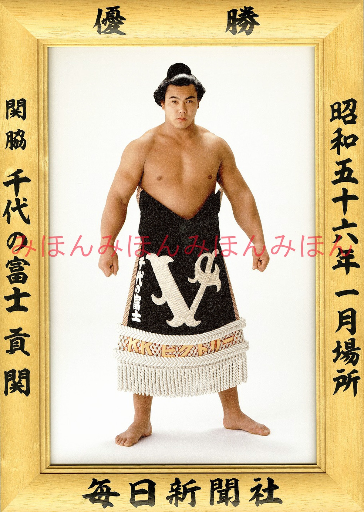 昭和56年1月場所優勝 関脇 千代の富士貢関（初優勝） | 大相撲まい 