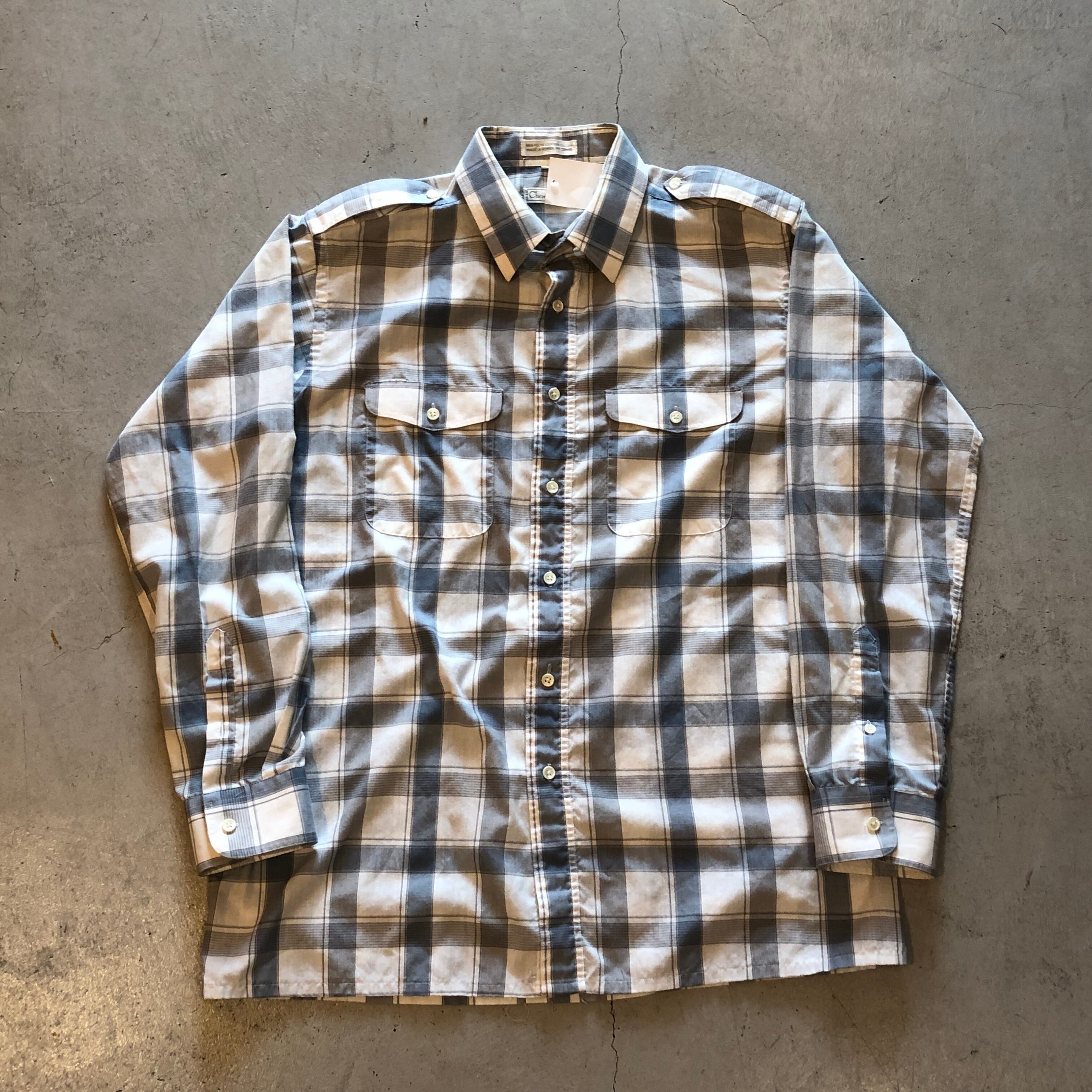 80s Christian Dior plaid shirt【高円寺店】
