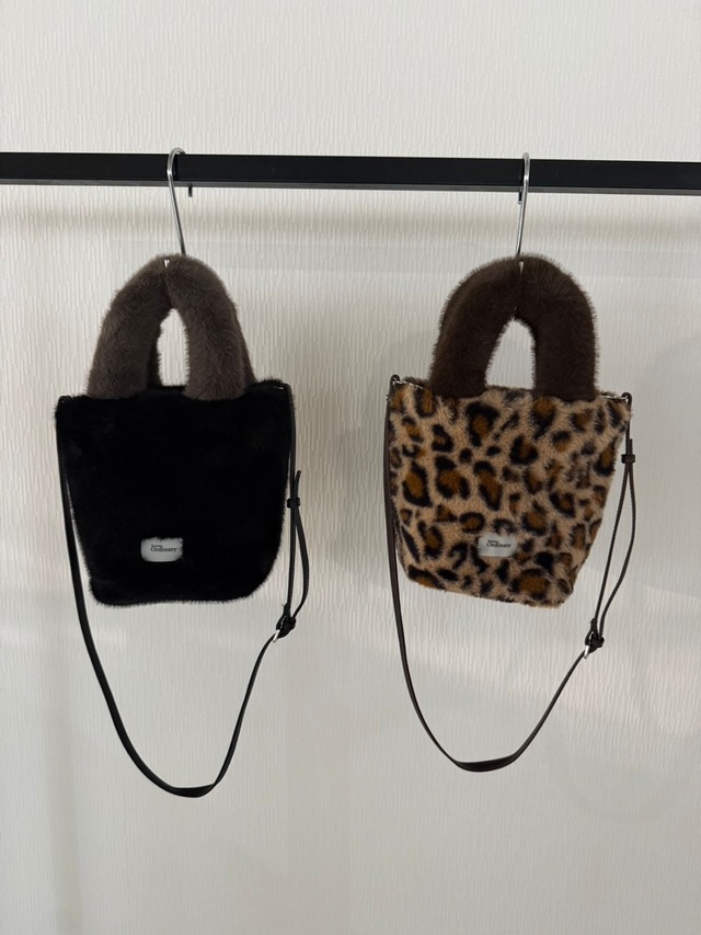 【ご予約】Faux Fur Mini Tote Bag 　bo26-635A【boutique  ordinary】