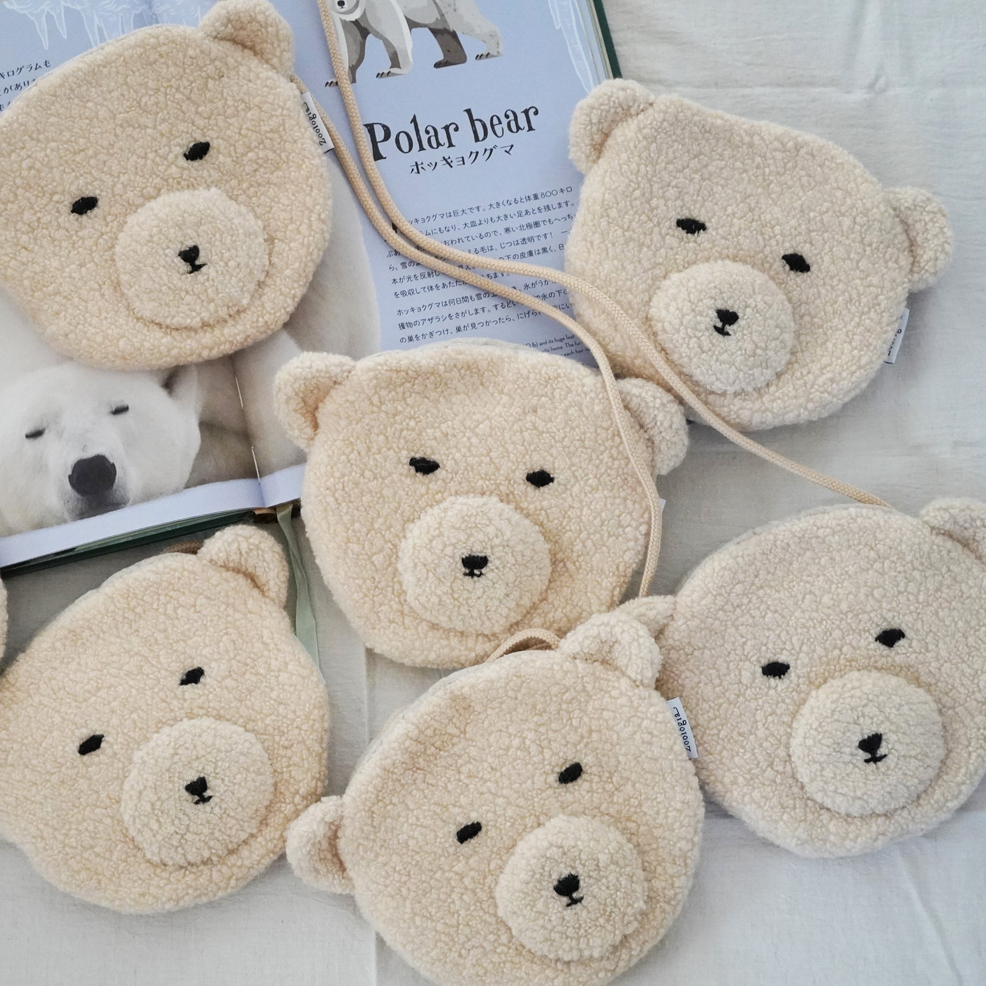 シロクマのポシェット/Polar Bear Mini-bag