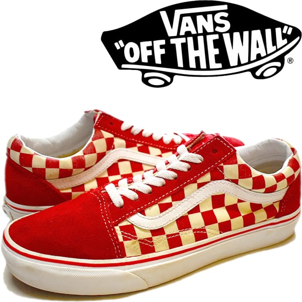 VANS OFF THE WALL オールドスクールUSA企画　赤　27.5cm