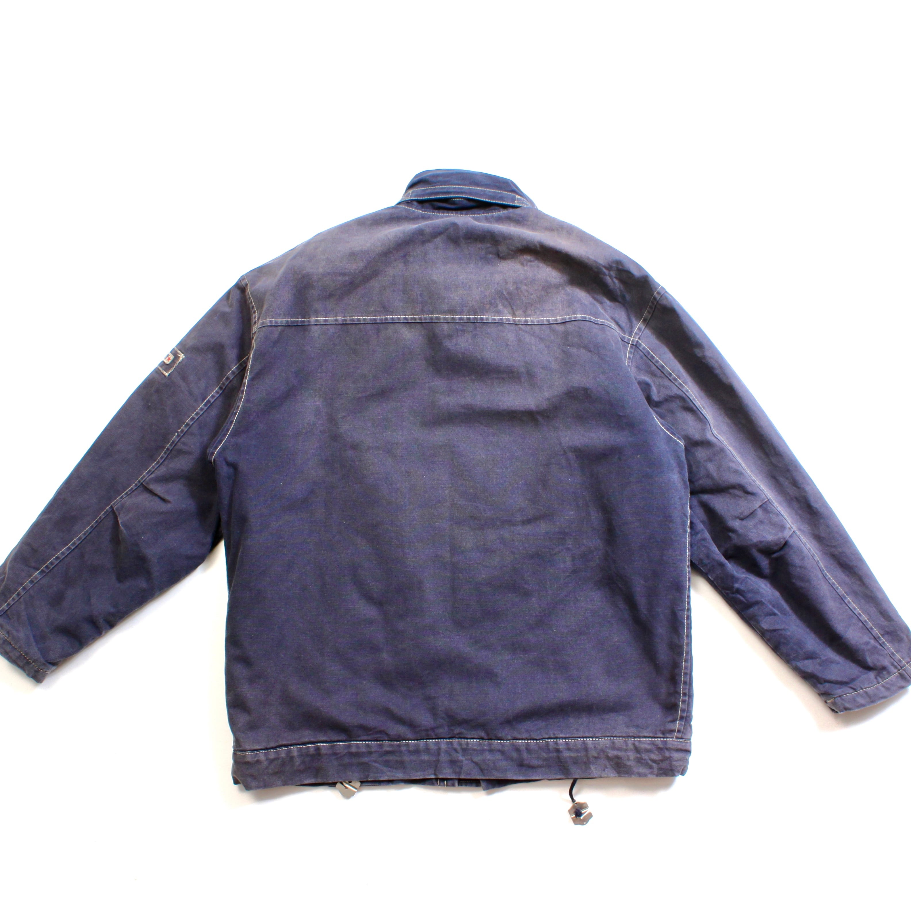 0681. 1990's OCPY Sailing jacket Made in Italy navy duck 90s 90 