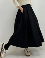 【SALE】Volume Long Skirt_Beigeのみ