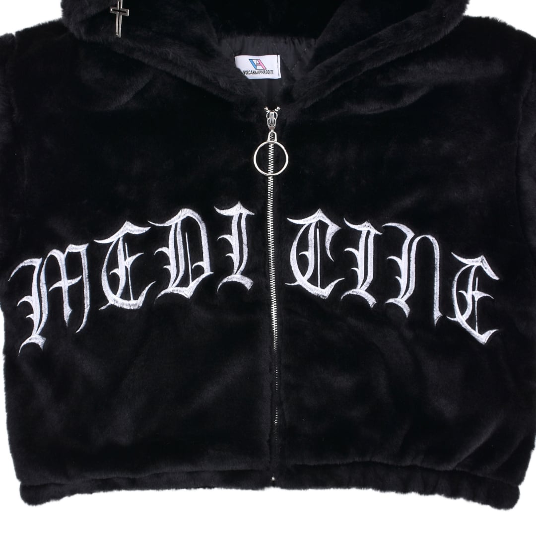 ネコ耳ロゴファー ショート丈ブルゾン | VOLCAN&APHRODITE