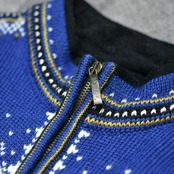 design half zip nordic knit