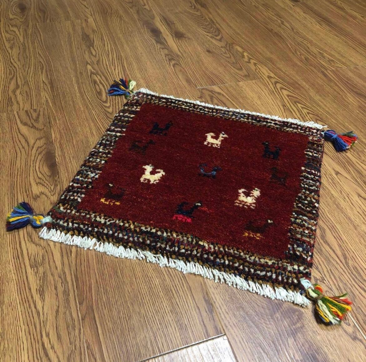 ペルシャギャッベ (ギャベ) チェアマット 椅子の座布団 No.GS-1139