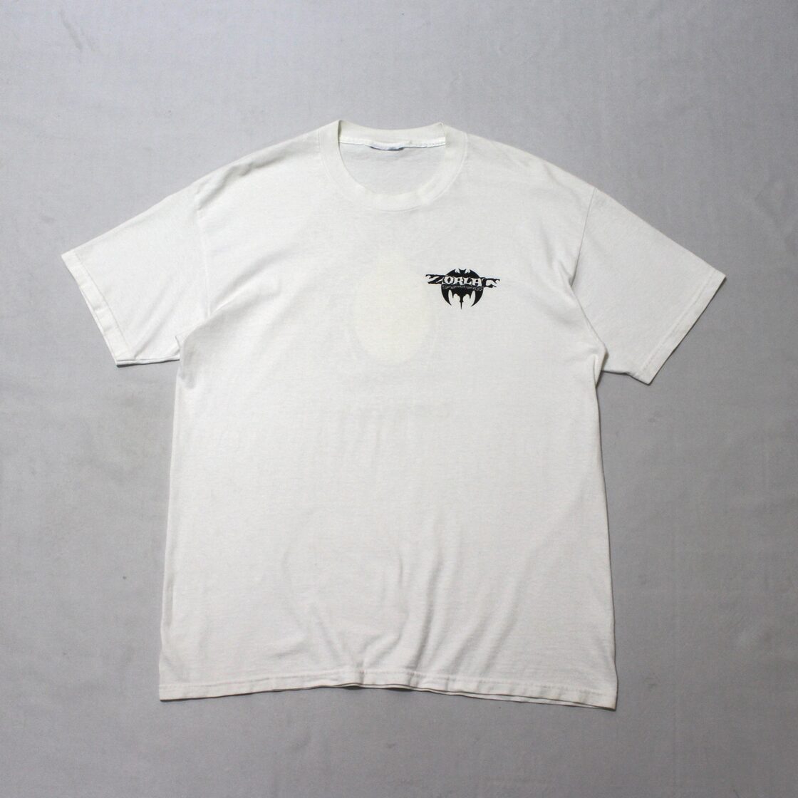 90s ZORLAC skateboards pushead バックプリントデザイン Tシャツ 