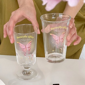 【CUP】韓国風デザイン系蝶々プリントカップ 2種類