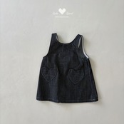 韓国子供服 / LALALAND / 26Autumn / ハートポケット ワンピース / 秋服 / キッズ *XS~XL*