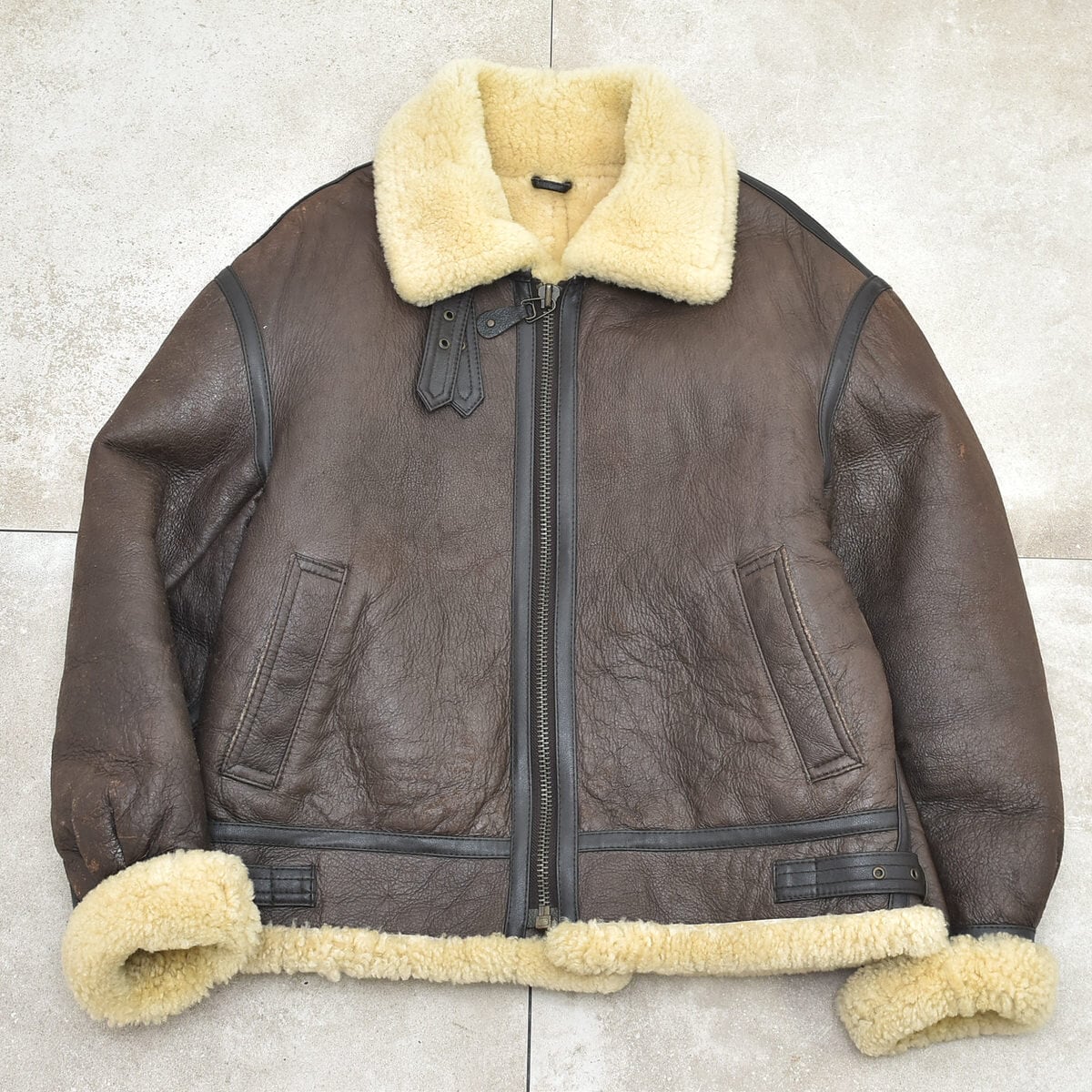 Mouton / Sheepskinbomber jacket B-3 TYPE | 古着屋 grin days Mouton / Sheepskinbomber jacket B-3 TYPE | 古着屋 grin days
