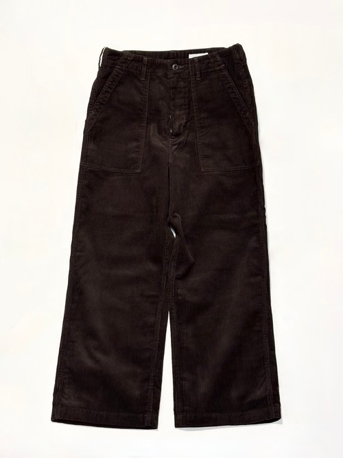 ORDINARY FITS・CORDUROY FATIGUE PANTS・BRN　PT023