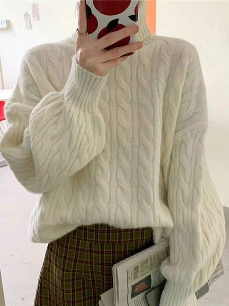 タートルネック　カラーニット　AJ11013-A006