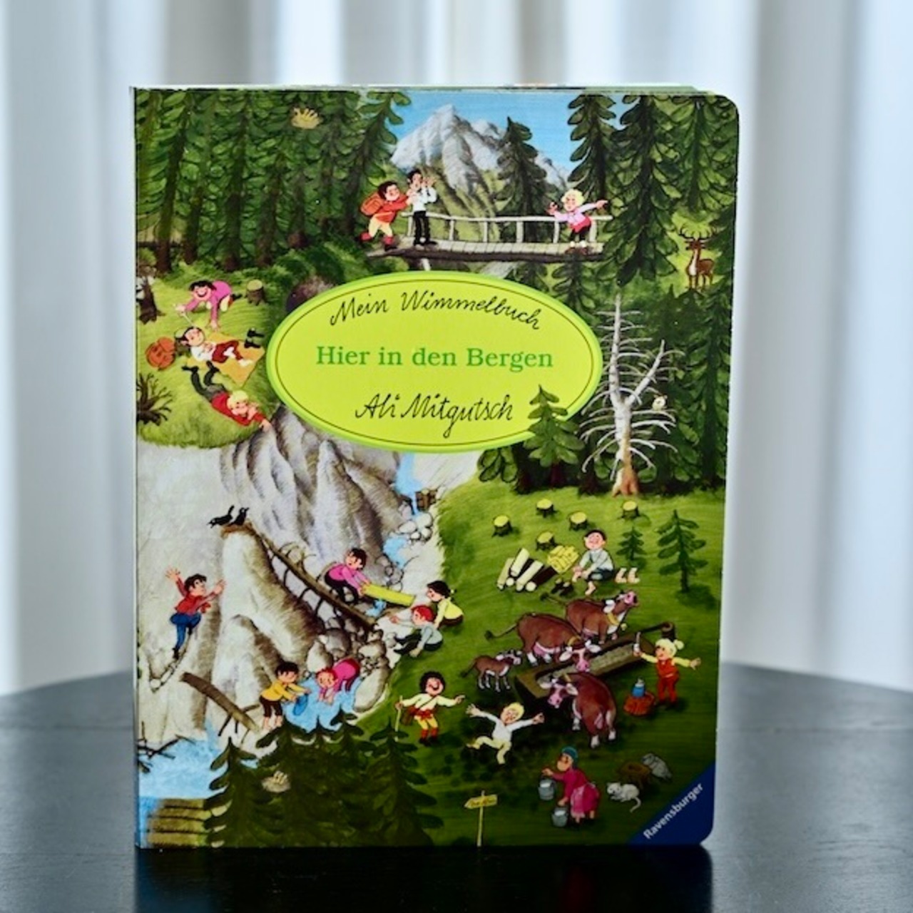 ミットグッチの絵本　文字のない絵本 【Berge 山の中】E22-2d