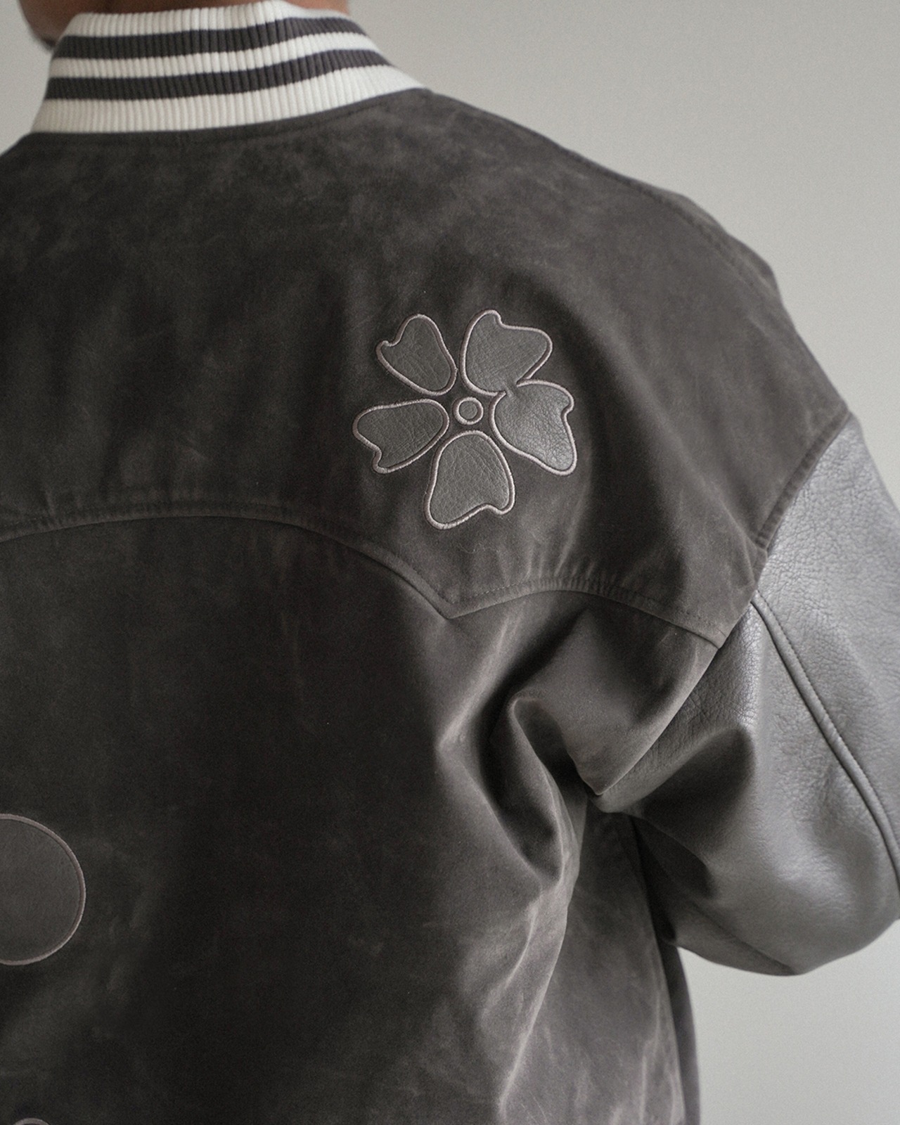 【#Re:room】DESERT CLUB SUEDE STADIUM JACKET［REJ138］