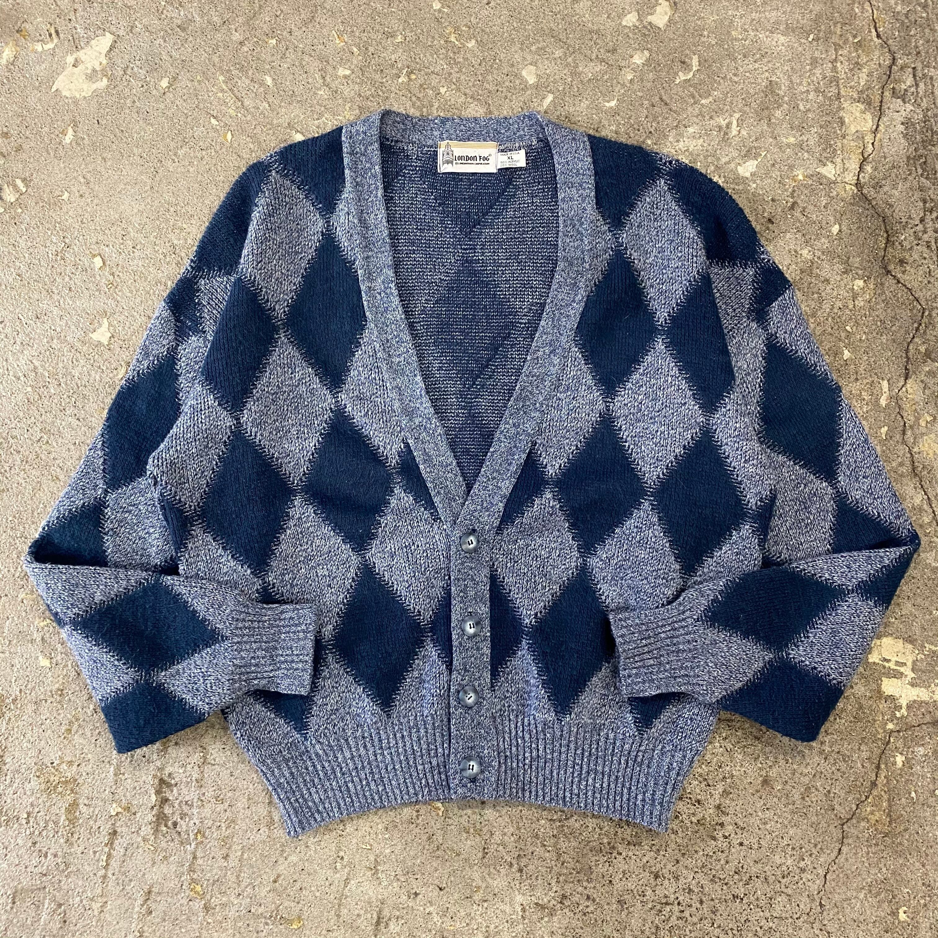 90s LONDON FOG Acryl cardigan | What'z up