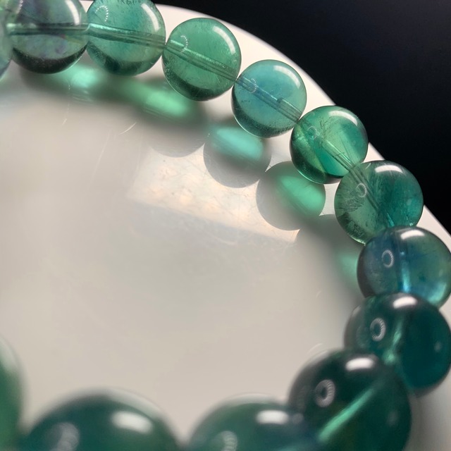 ブルーグリーンフローライト ブレスレット