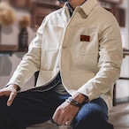 Button Front Work Jacket Regular Collar ◇H0151