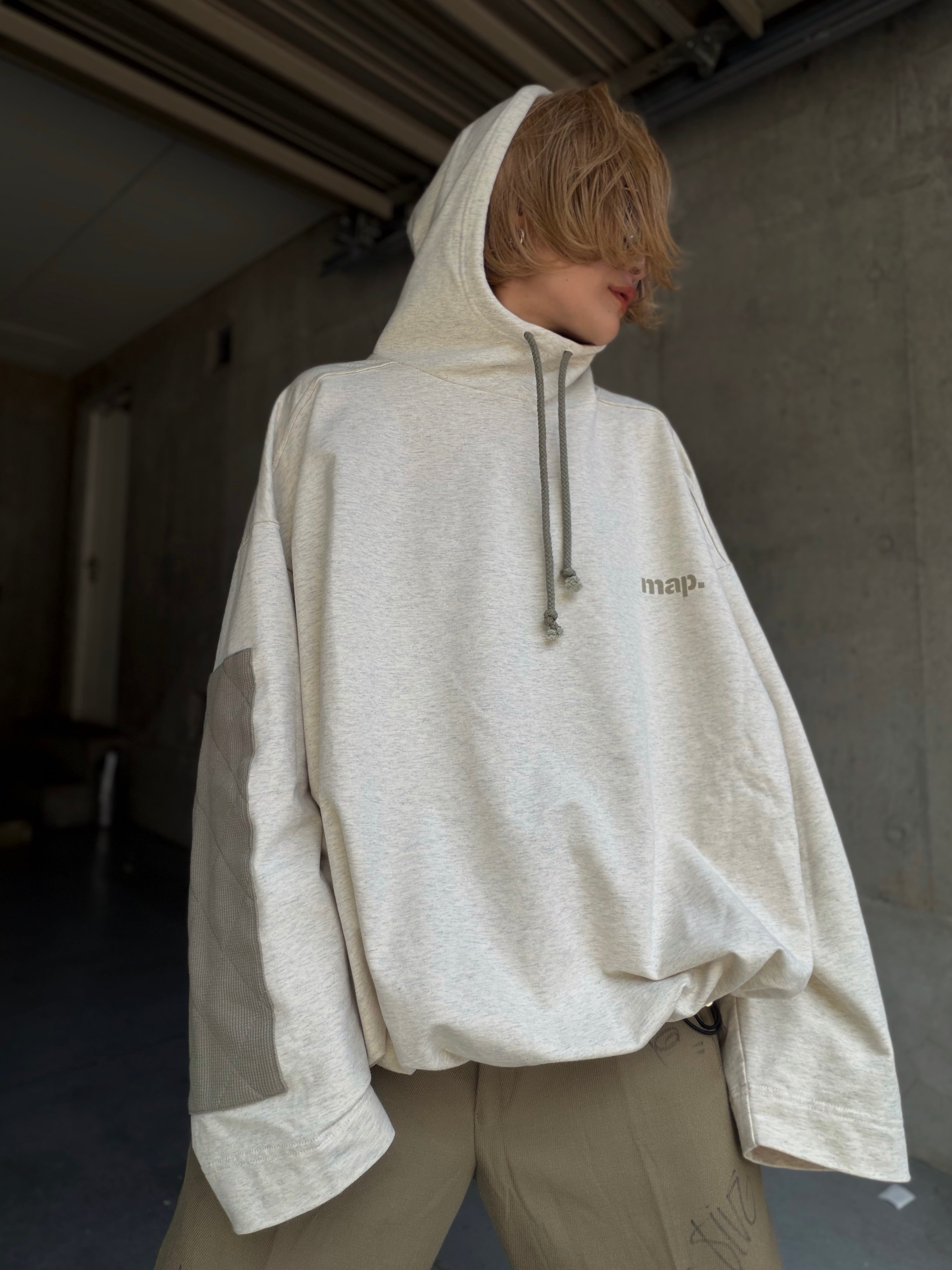 カットソー(長袖/七分) map over rap clothing T-shirt | OVERLAP CLOTHING
