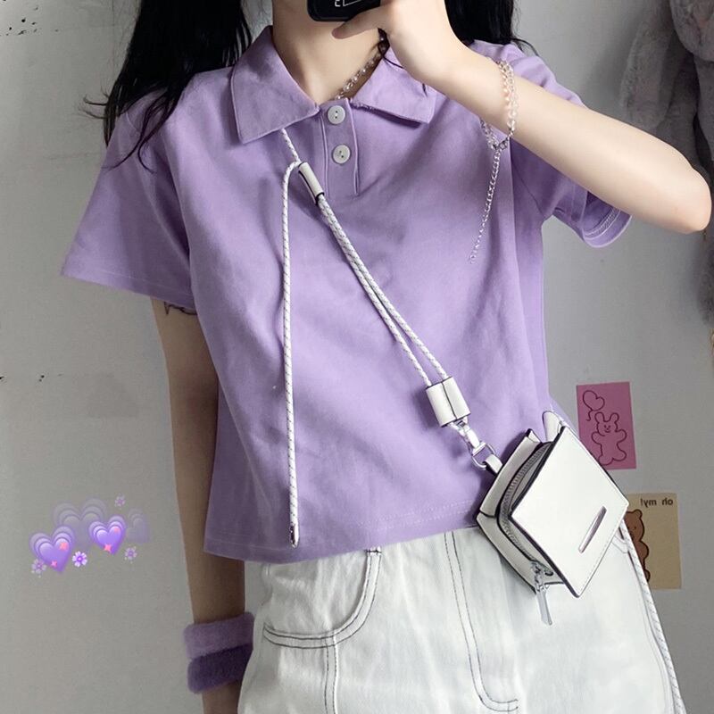 ブラック薄手ショートTシャツ シャツ サマーホワイトトップス 夏物 萌量不足61890156546