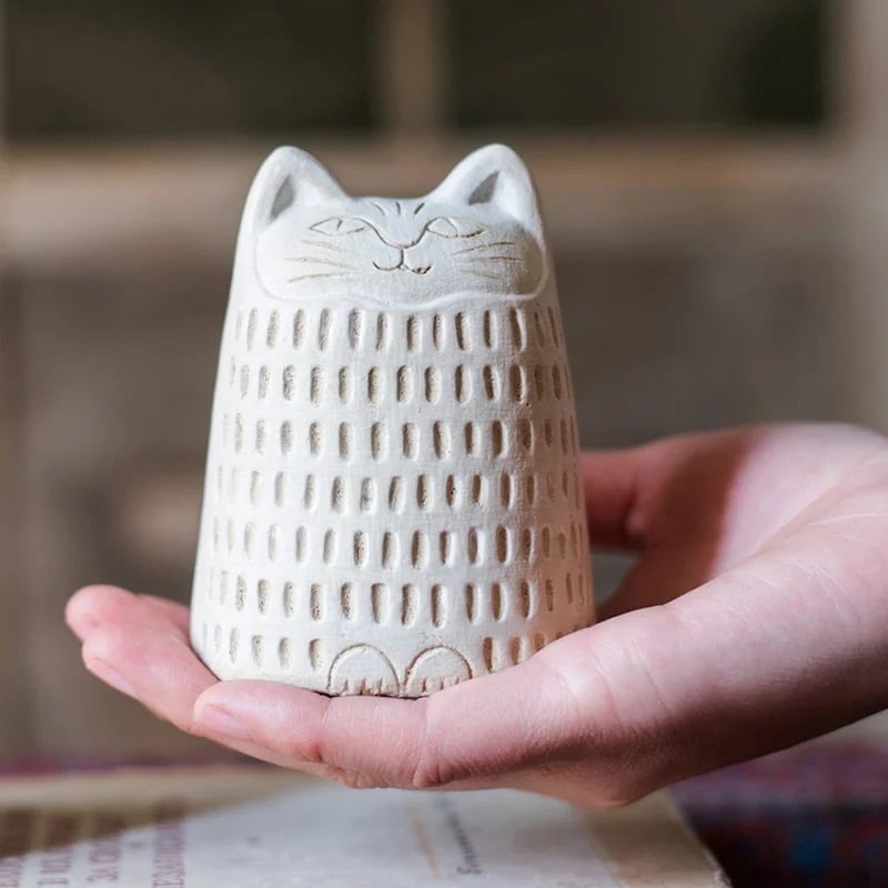 アンティーク猫オーナメント