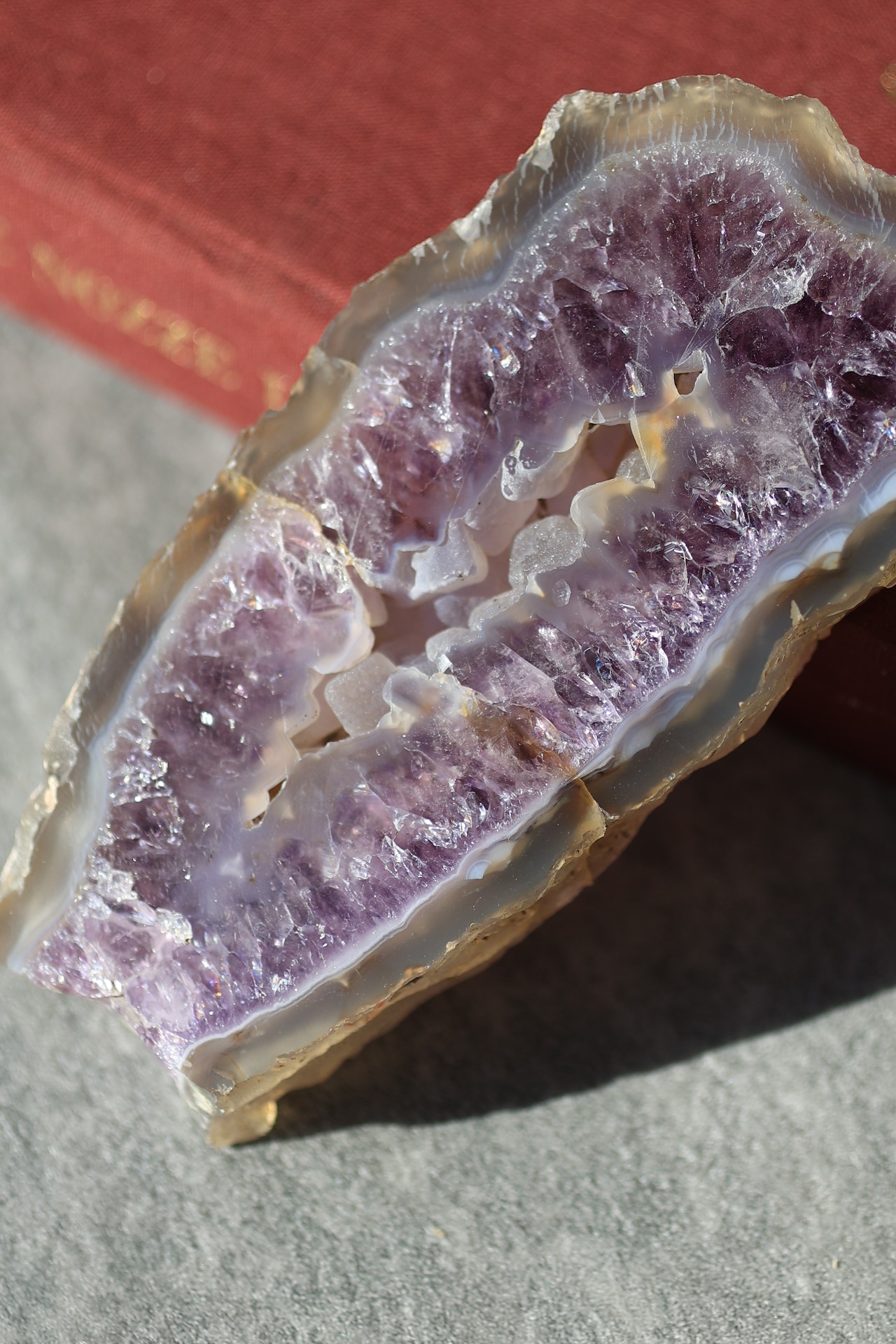 アメジスト スライスプレート ｜Amethyst Slice｜ 天然石・鉱物・パワーストーン | st00404