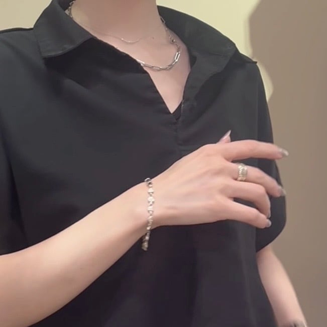 TIFFANY&CO. 】2670 ティファニー ハートパフリンク ブレスレット