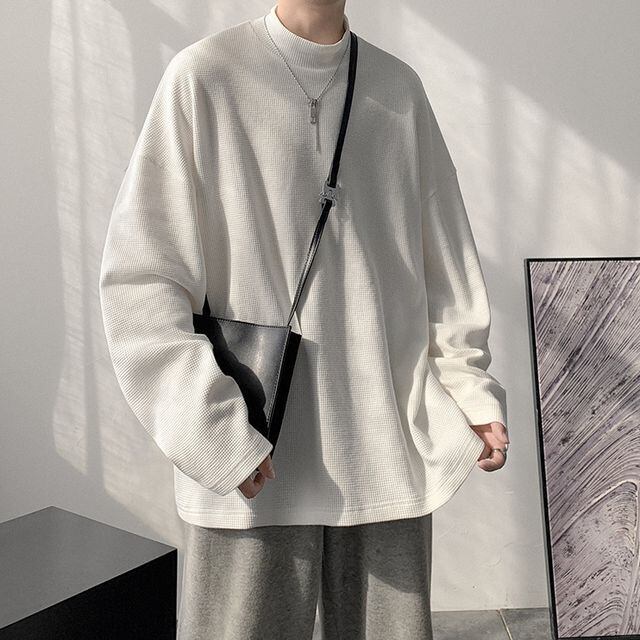 ディースクエアード ニット ワッペン タートルネック ブラックメンズ