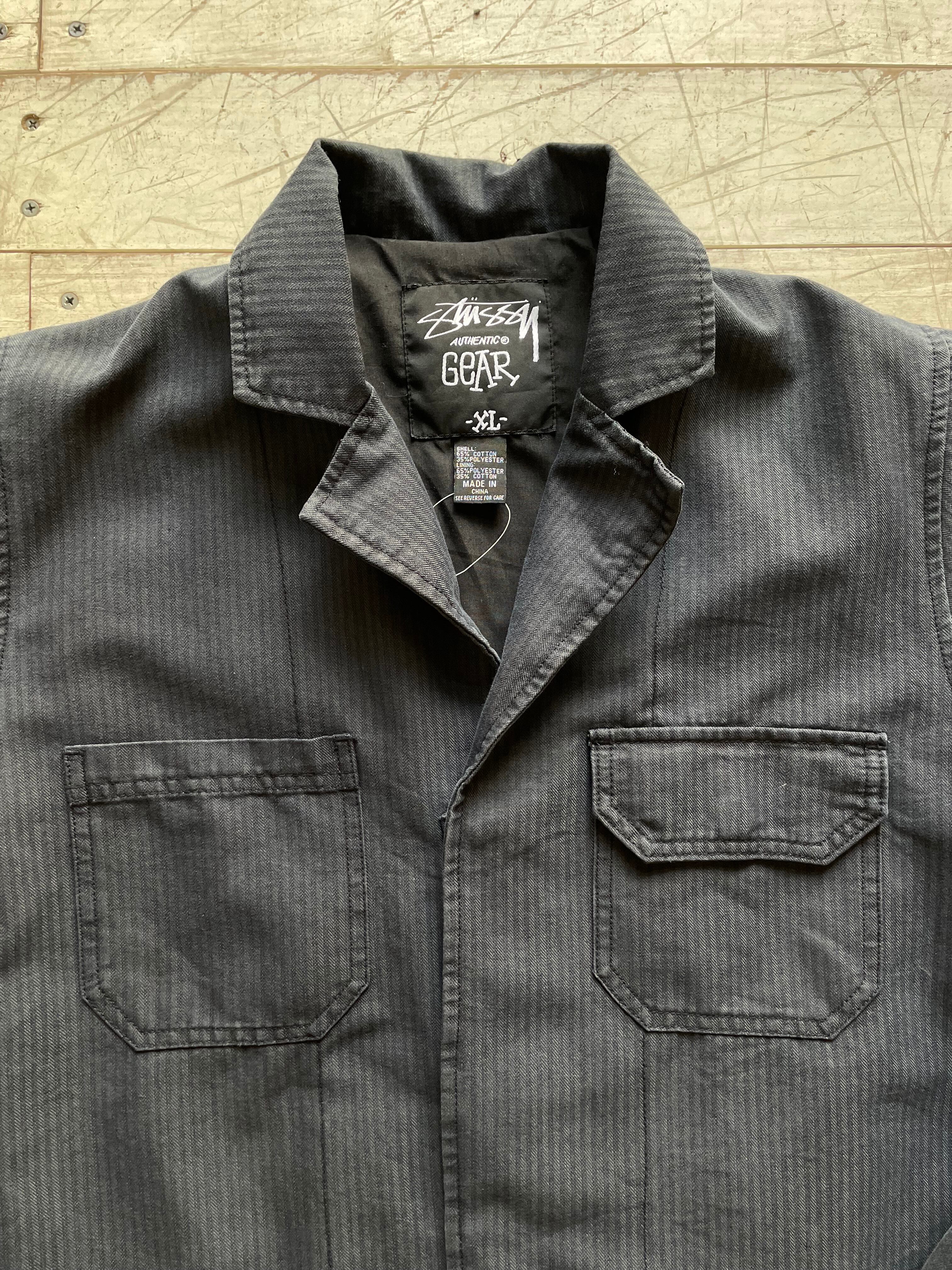 00's STUSSY Coverall JKT 古着 us古着 ステューシー 00's STUSSY Coverall JKT 古着 us古着 ステューシー