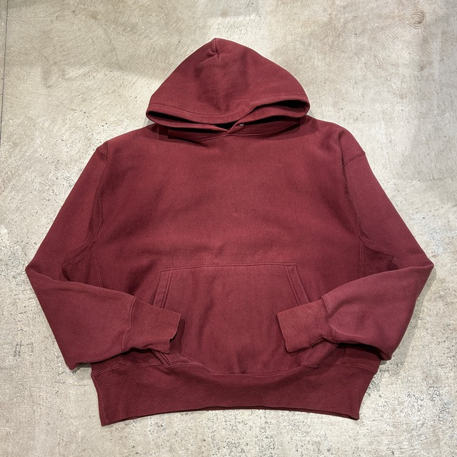 CHAMPION REVERSE WEAVE BURGUNDY SOLID PARKA OLD