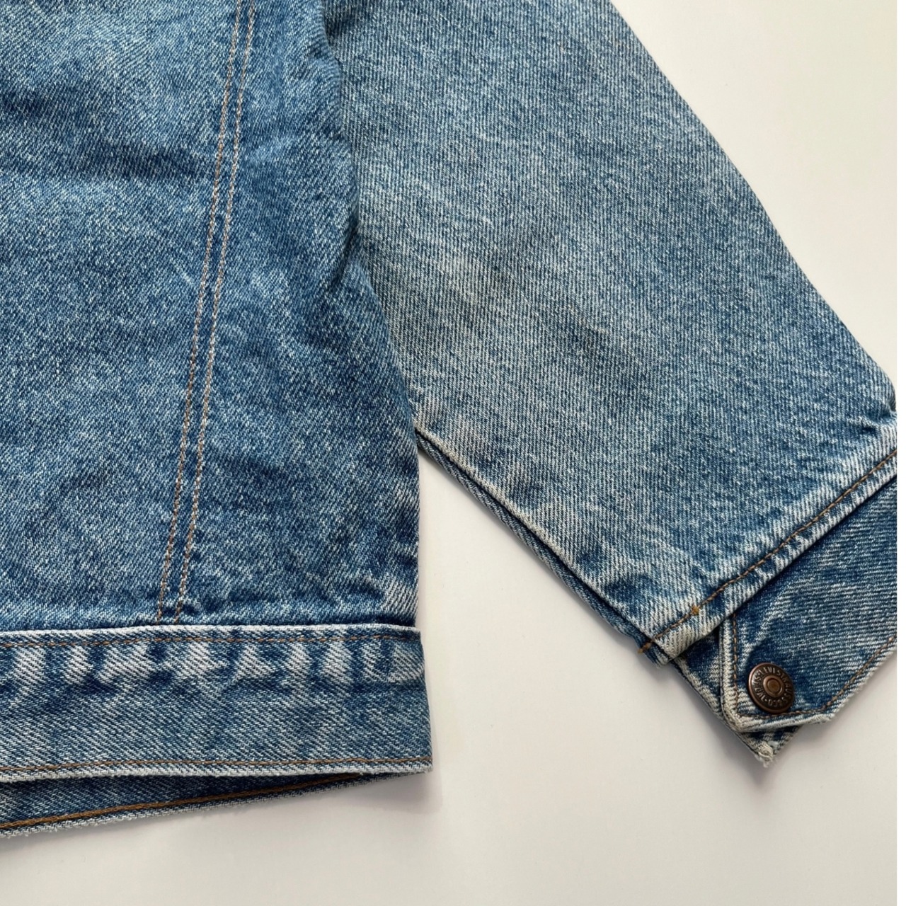 ＜VINTAGE＞Kids Levi's Denim Jacket 7Y (2610JK14)｜キッズ リーバイス ヴィンテージ デニムジャケット オレンジタブ - 8