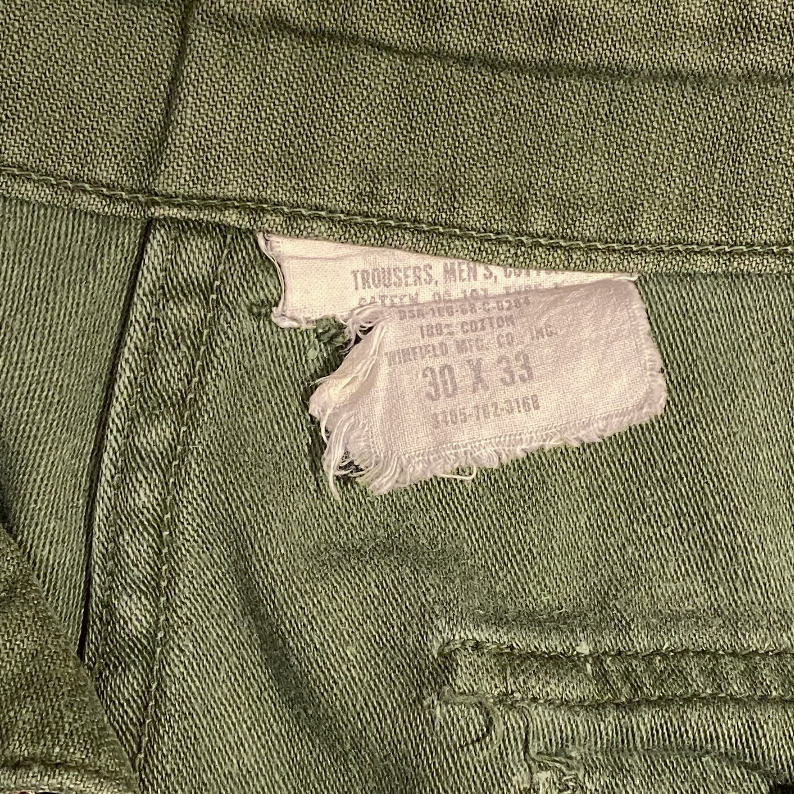 60's US ARMY Baker Pants / 60年代 アメリカ軍 ベイカーパンツ ミリタリー ヴィンテージ 古着