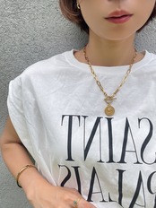 coin gold necklace