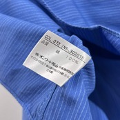 GAULTIER HOMME OBJECT ゴルチエオム オブジェクト ストライプ 長袖シャツ 48/ブルー メンズ