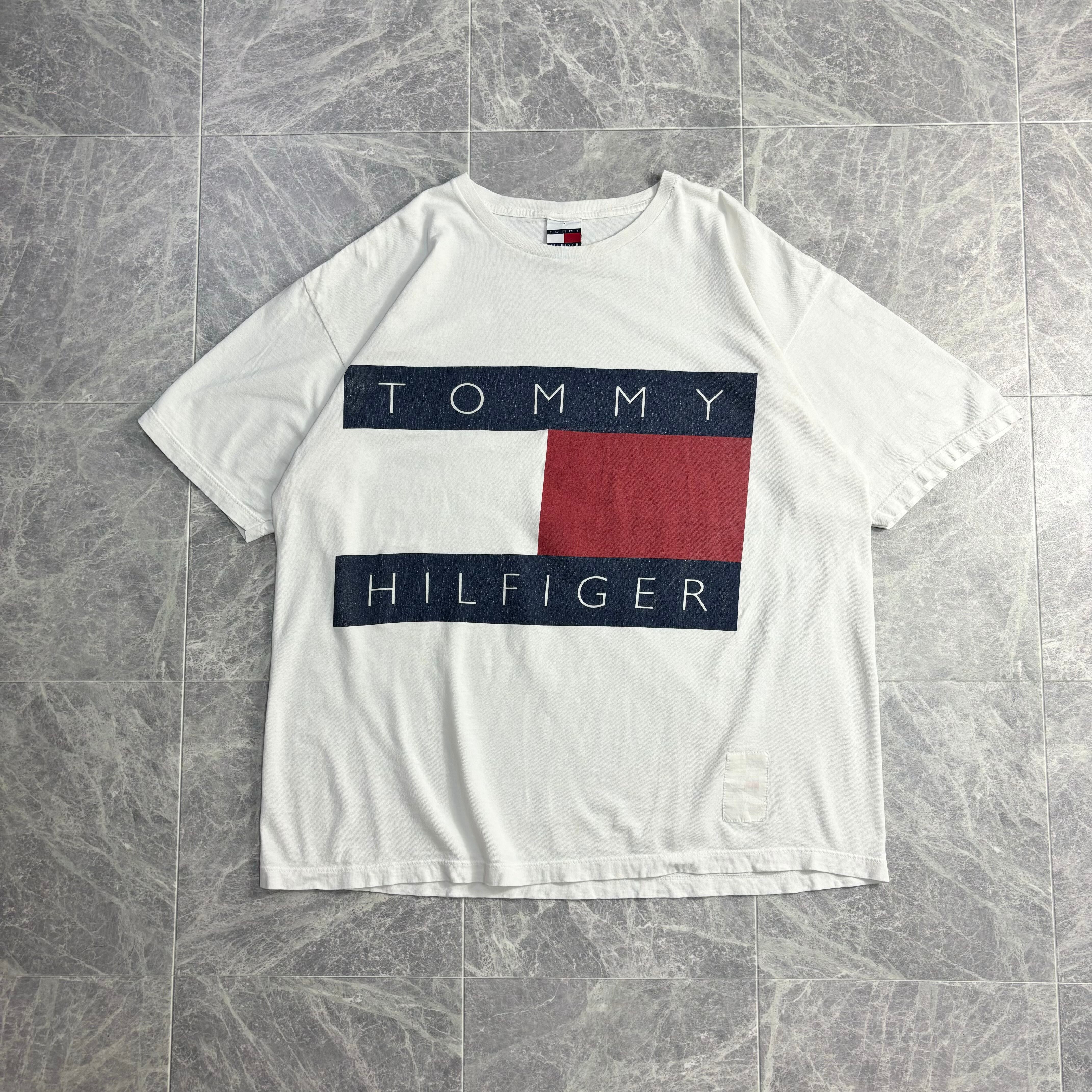 90s トミーヒルフィガー フラッグ Tシャツ