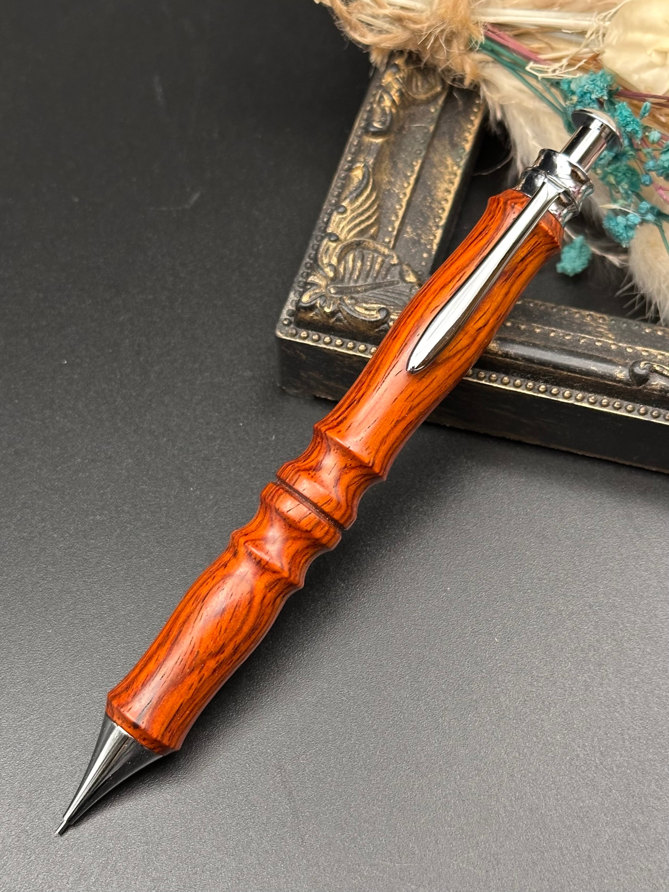 黒柿(墨流し)/木軸サンピューラ | Flamberg