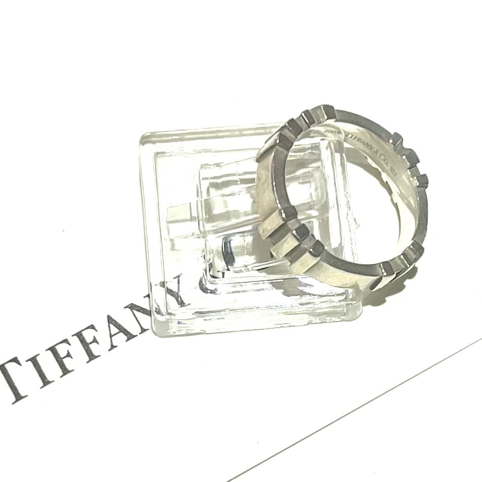 みゆママ様　Tiffany Atlasリング　シルバー　ヴィンテージ TIFFANY&CO.】【8号】2517 ティファニー アトラスリング指輪 2006年