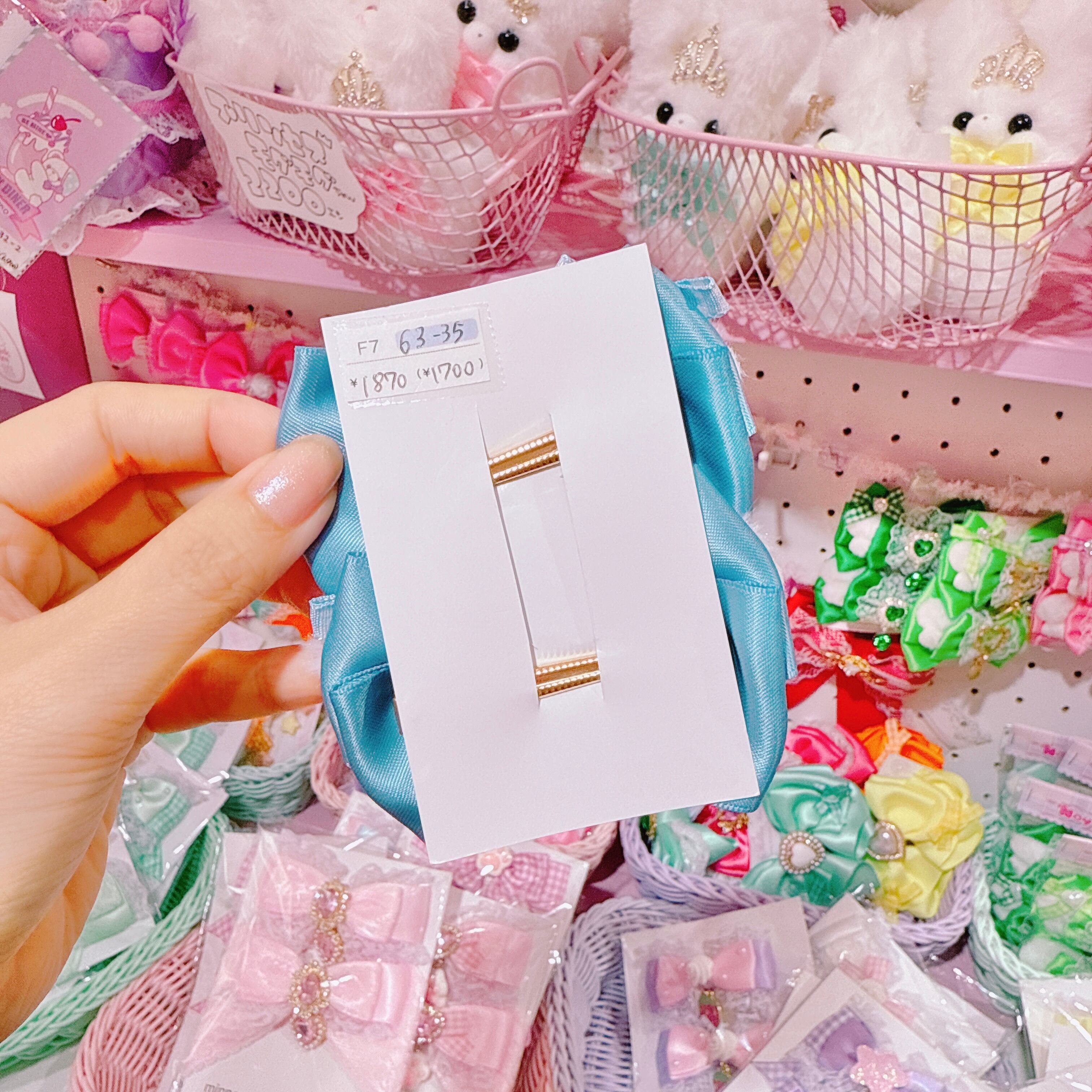 【F7】63-35推し活ツインヘアクリップ