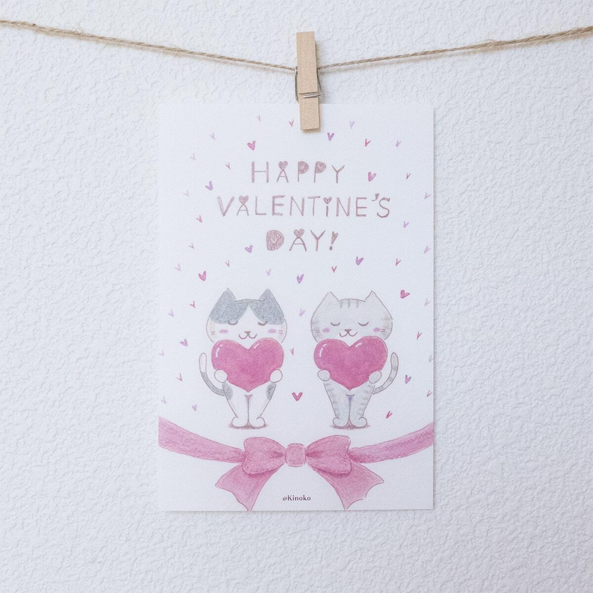 バレンタイン ポストカード メッセージカード / グッズ Valentine