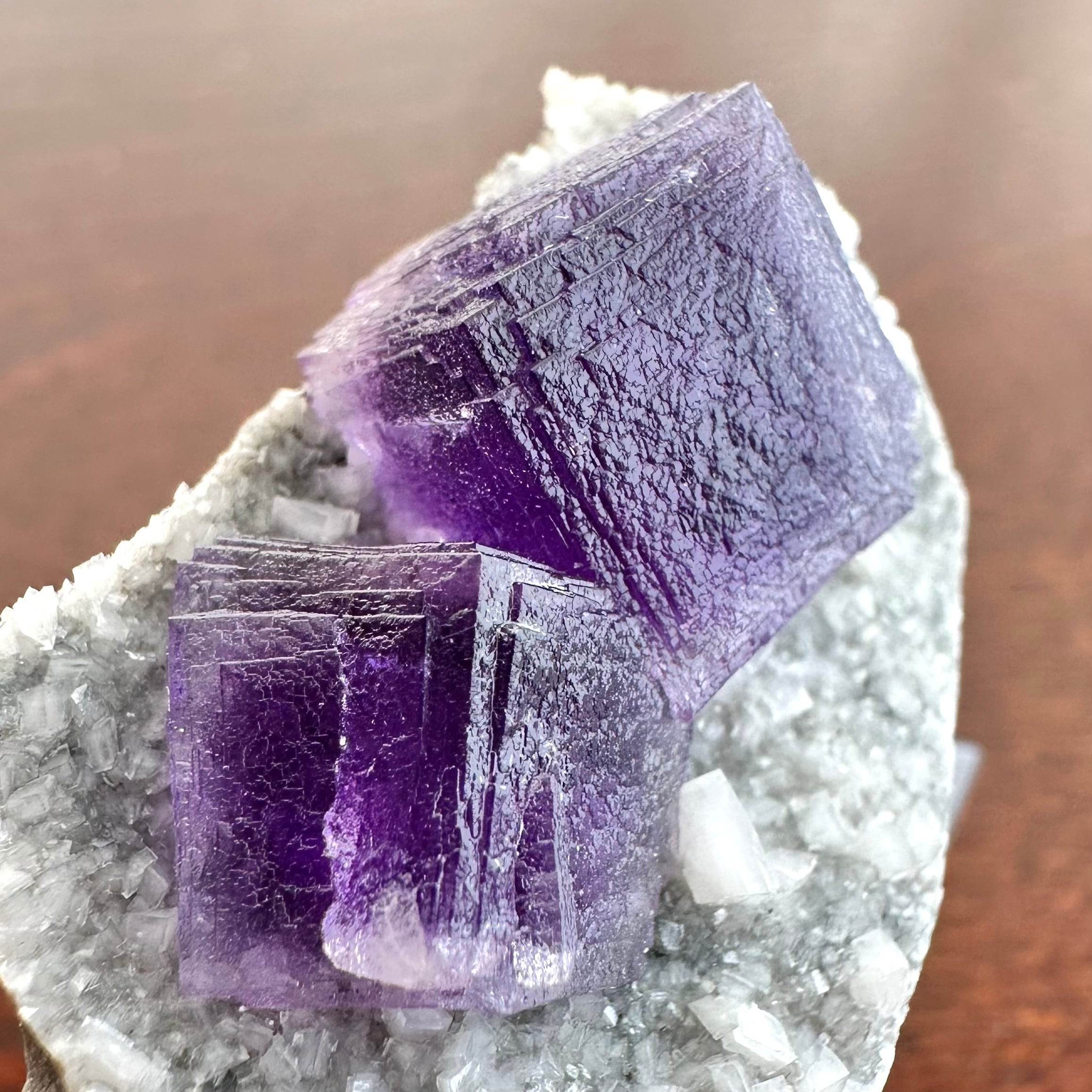 フローライト / ドロマイト【Fluorite with Dolomite】アメリカ産