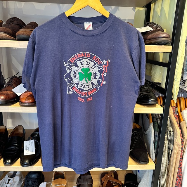 Ⓝ1990s JERZEES EMERALD SDC S/S TEE