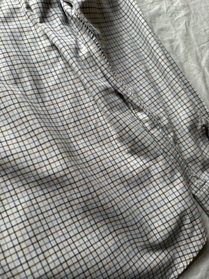"A.P.C." Checkerd beigh shirt