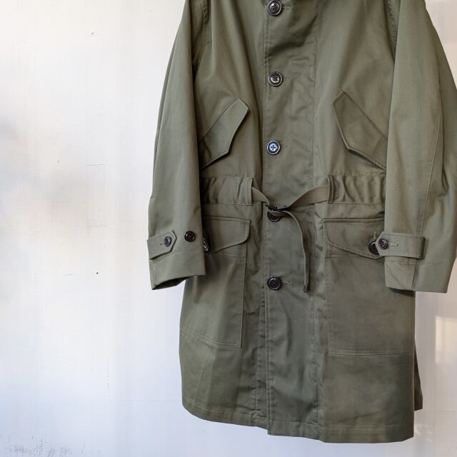 Soundman C/Nフードロングコート Selby （Olive Green） | C.COUNTLY