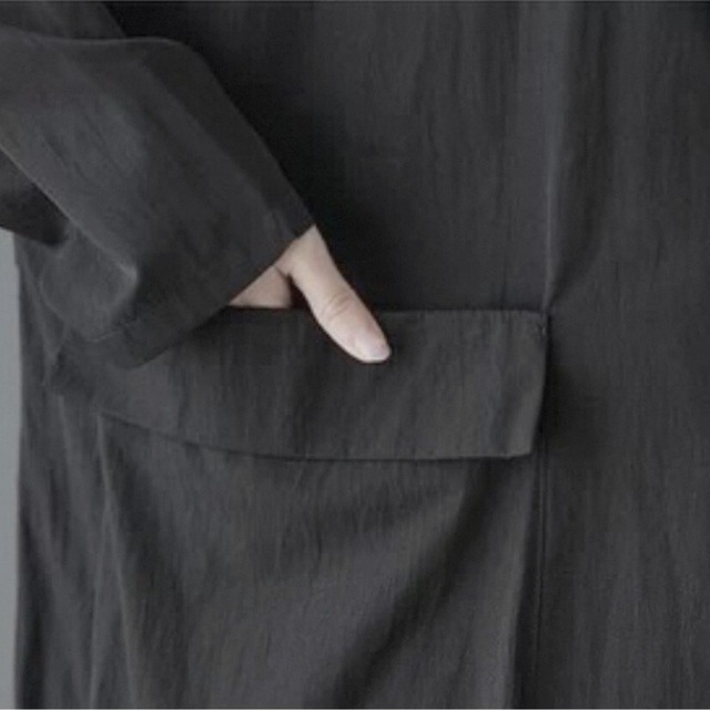 Long silhouette trench coat【2color】 C1240